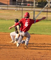 Out at second –