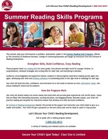 Summer Reading Skills Program